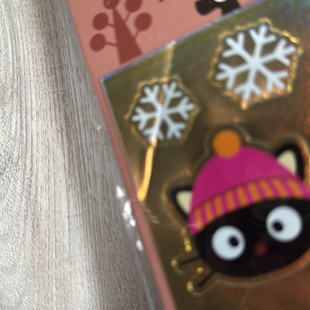 Rare Sanrio 2011 Chococat Gold outline Stickers 38 pieces 1 sheet Gold - Picture 4 of 7
